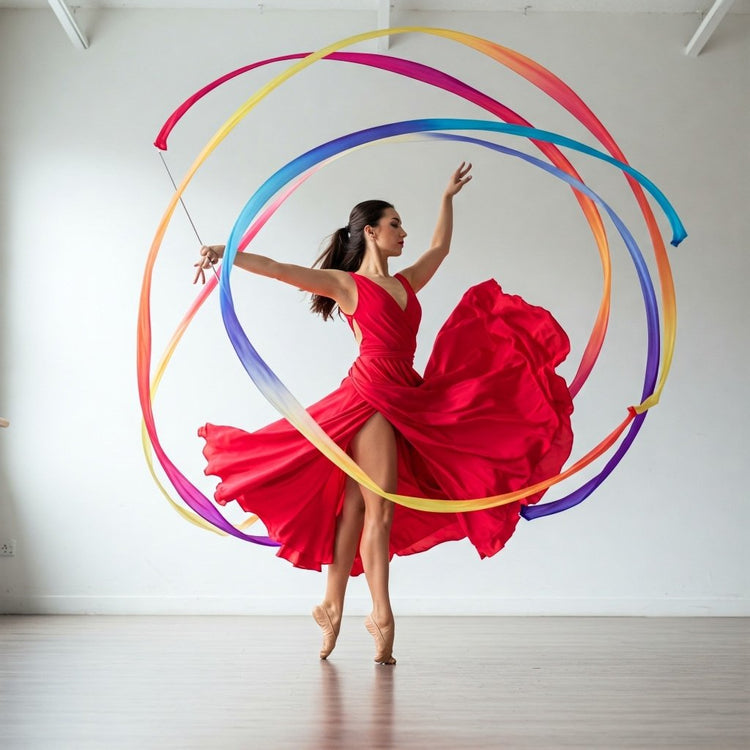 Dansend met sierlijke linten: Een betoverende reis door de wereld van danslinten - happygetfit.com