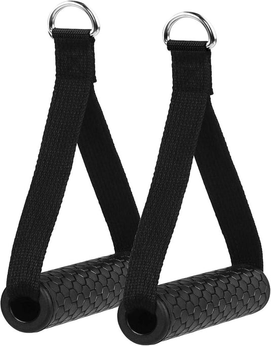 1 Paar Oefening Weerstandsbanden Handvat Pull Up Oefening Band Weerstand Band Handvaten Heavy Duty Kabel Machine Attachment Nylon Gym Weerstand Band Weerstand Band Handvatenvoor Fitness Gym Yoga - happygetfit.com