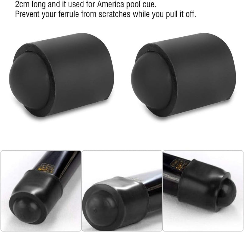 Chargez l'image dans la visionneuse de la galerie, 10x biljartkeu tip beschermkap – rubberen keudoppen voor poolkeu en ferrule - happygetfit.com
