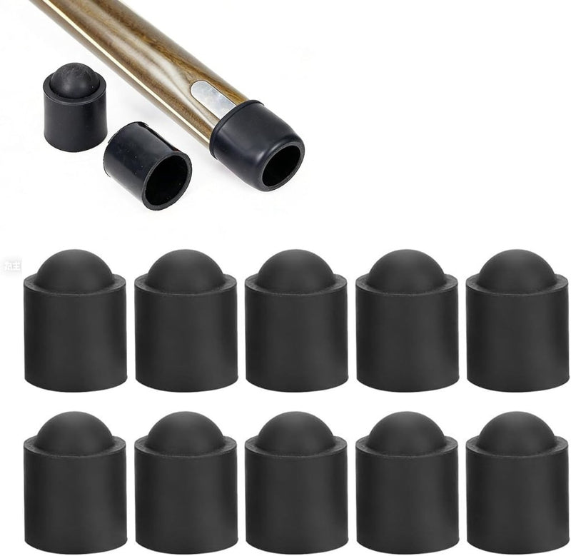Chargez l'image dans la visionneuse de la galerie, 10x biljartkeu tip beschermkap – rubberen keudoppen voor poolkeu en ferrule - happygetfit.com
