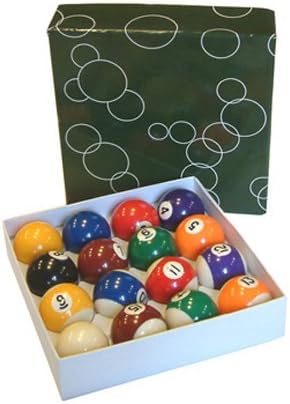 16-delige Amerikaanse biljartballen set 50,8 mm – genummerde poolballen met witte speelbal - happygetfit.com