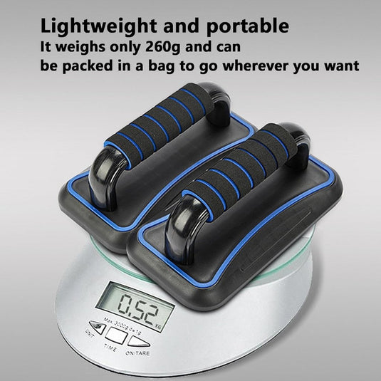 2-in-1 fitness trainer met push-up bars en ab roller met 8 wielen – buikspiertrainer – push-up board - happygetfit.com