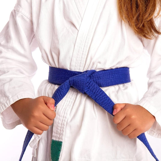 2 Pcs 260cm Judo Karate Riem Martial Arts Sport Riemen Taekwondo Riemen Professioneel Karate Aikido Riem Dikke Stof White Belt Kinderen Volwassenen Kofun Martial Arts Riem - happygetfit.com