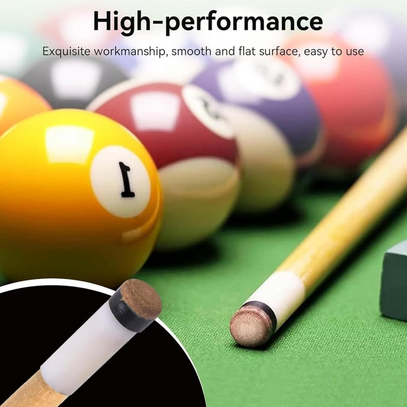 Chargez l'image dans la visionneuse de la galerie, 20-delige biljartkeu tip set 10 mm – leren schroefpunten met kunststof huls voor pool en snooker - happygetfit.com
