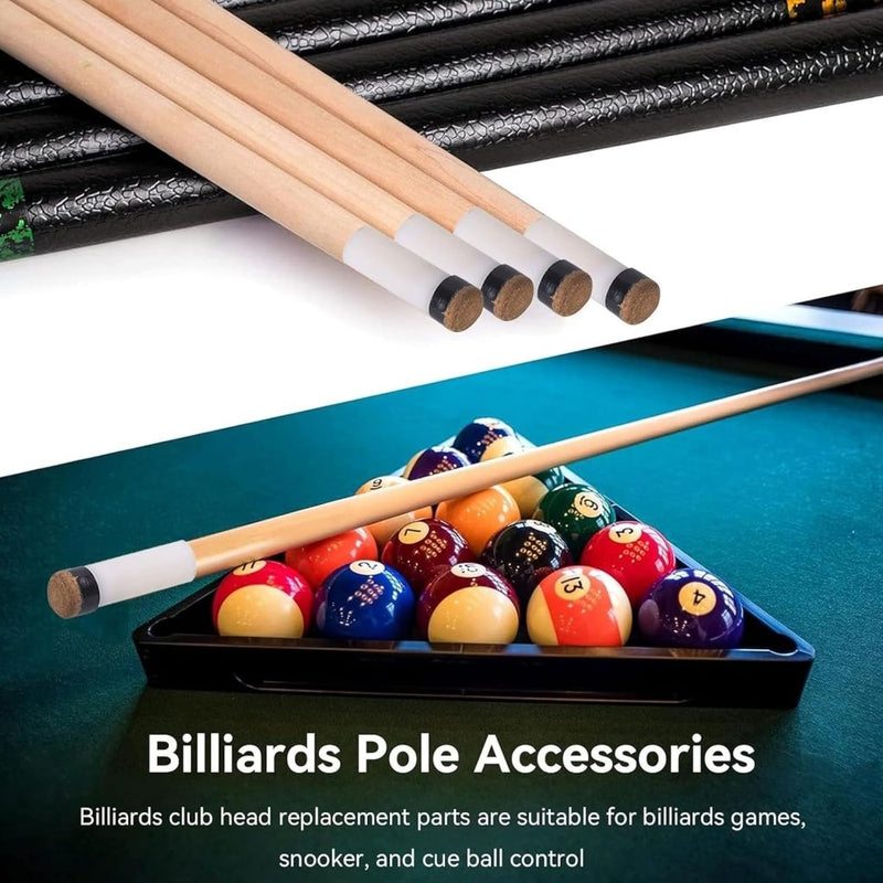 Chargez l'image dans la visionneuse de la galerie, 20-delige biljartkeu tip set 10 mm – leren schroefpunten met kunststof huls voor pool en snooker - happygetfit.com

