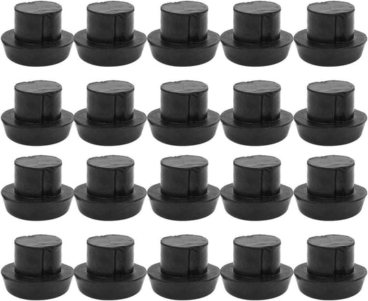 20x Biljartkeu Bumper – Rubberen Bodemdop voor Pool Cue – Bescherming voor Keu Onderkant - happygetfit.com