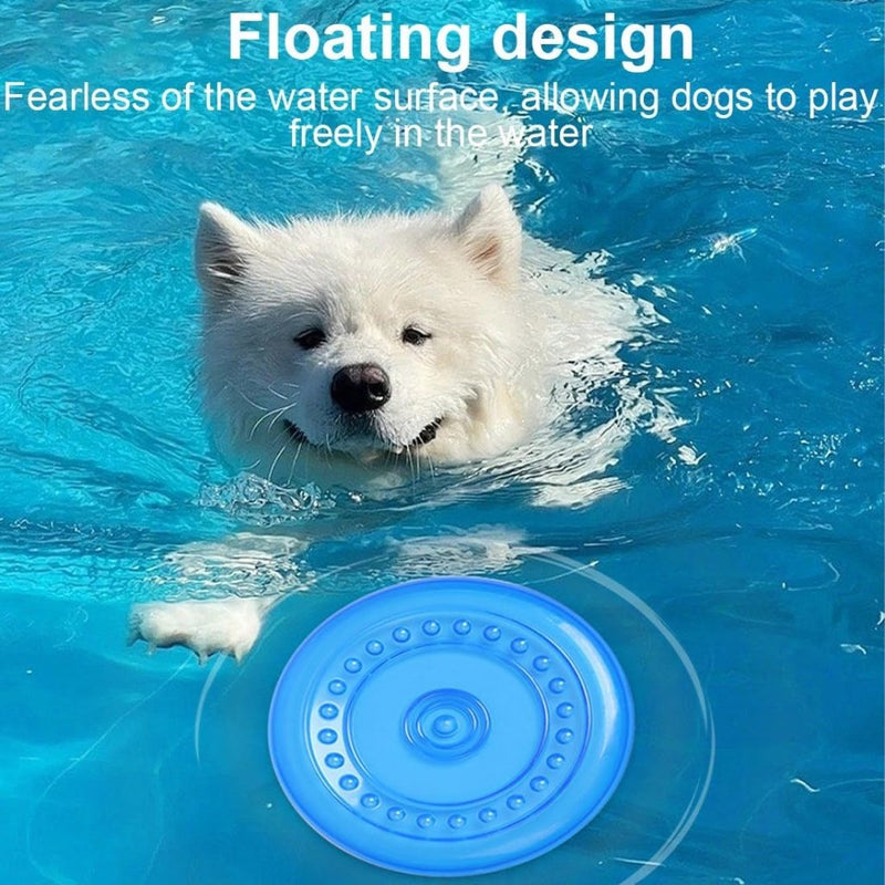 Laden Sie das Bild in Galerie -Viewer, 2x hondenfrisbee 15,5 cm – drijvend rubber hondenspeelgoed voor apporteren en training - happygetfit.com
