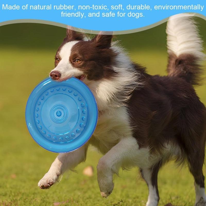 Laden Sie das Bild in Galerie -Viewer, 2x hondenfrisbee 15,5 cm – drijvend rubber hondenspeelgoed voor apporteren en training - happygetfit.com
