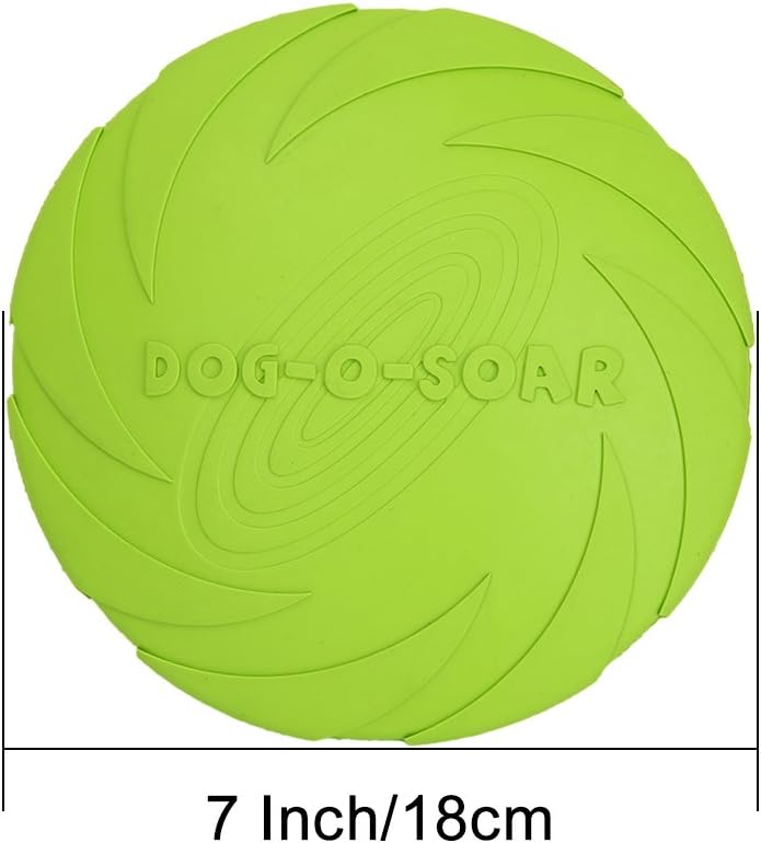 Laden Sie das Bild in Galerie -Viewer, 2x hondenfrisbee 17,8 cm – drijvende rubberen werpschijf voor apporteren en waterspel - happygetfit.com
