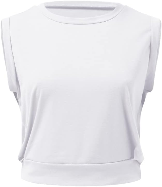Laden Sie das Bild in Galerie -Viewer, Mouwloze crop sporttop dames losse pasvorm
