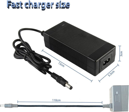 36V acculader 42V Oplader 2A Voeding fietslader Skateboarden elektrische fietsen scooter - happygetfit.com