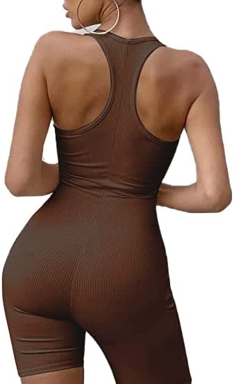 Laden Sie das Bild in Galerie -Viewer, Dames sport jumpsuit kort mouwloos
