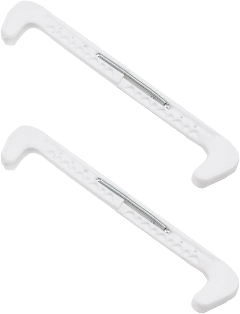 Load image into Gallery viewer, Verstelbare schaatsbeschermers wit 30 cm – 1 paar
