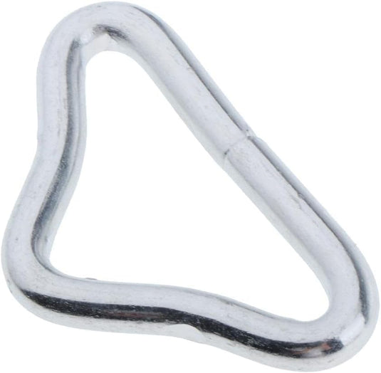 Trampoline driehoeksringen 10 stuks 38 mm van verzinkt staal – V-ringen – trampoline accessoires