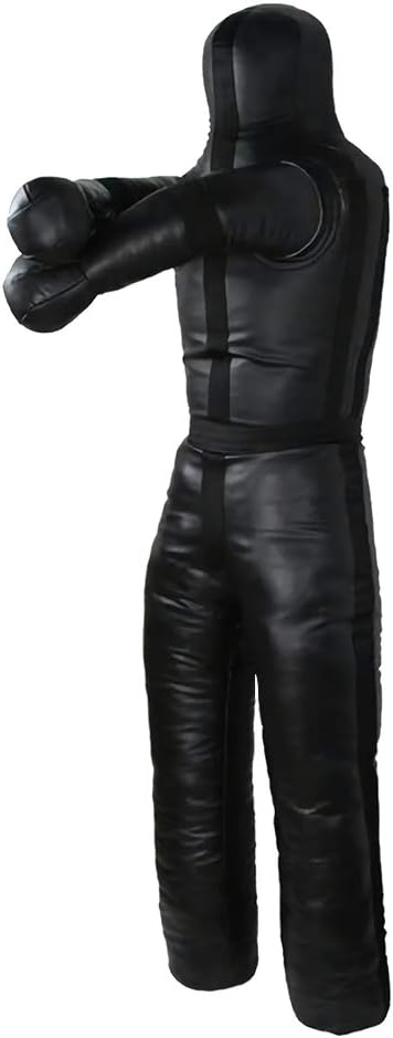 Load image into Gallery viewer, Aoneky 6FT Unfilled Grappling Dummy for Adults, Heavy Duty MMA BJJ Wrestling Training Dummy, Synthetic Leather Jiu Jitsu Judo Practice Dummy with Reinforced Stitching for Submission &amp; Throws Practice
