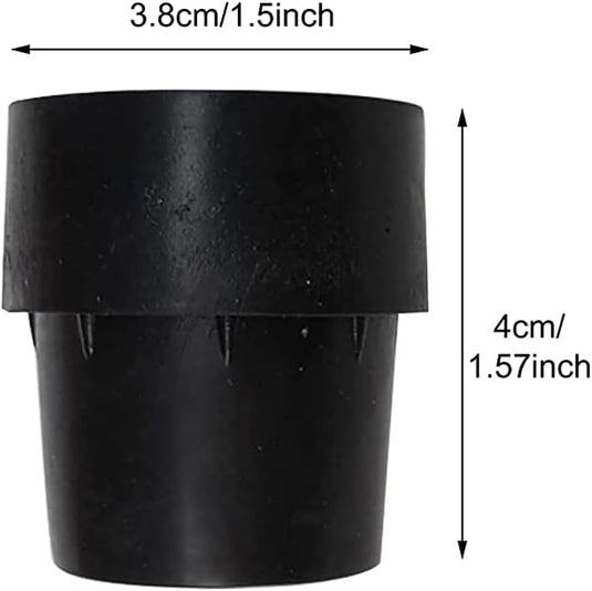 Trampoline pootdoppen 10 stuks voor 25 mm poten van antislip rubber – voetdoppen – trampoline accessoires
