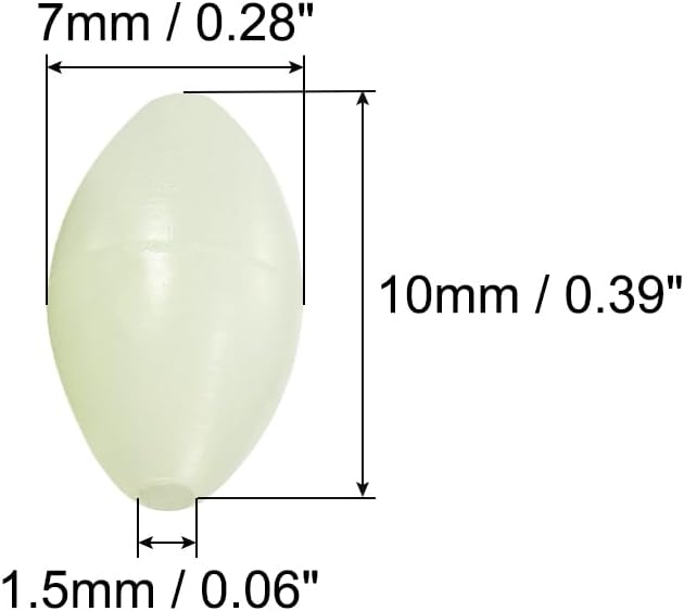 Laad afbeelding in Galerijviewer, Lichtgevende viskralen 100 stuks 8 x 6 mm met opbergdoos – glow beads – visaccessoires

