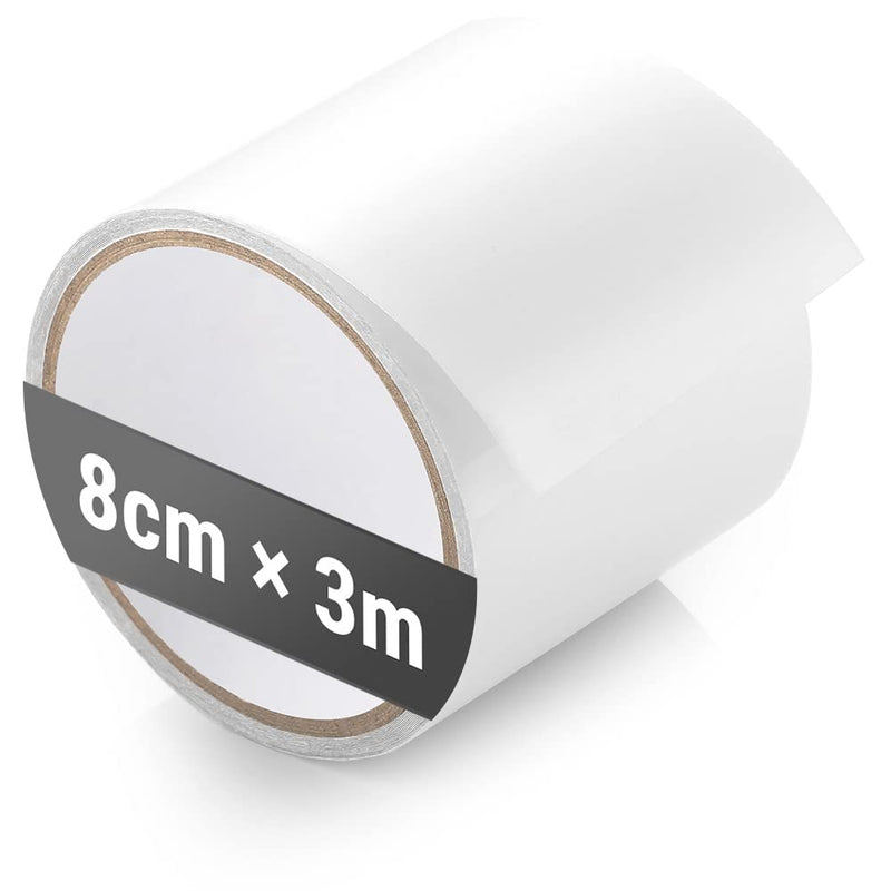 Load image into Gallery viewer, ecooe Reparatietape voor tenten, 8 cm x 5 m, reparatietape, professioneel, waterdicht, transparant, voor het repareren van luifels, tent, pvc-coating, paviljoen, vrachtwagenzeil
