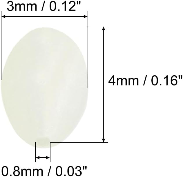 Laad afbeelding in Galerijviewer, Lichtgevende viskralen 100 stuks 8 x 6 mm met opbergdoos – glow beads – visaccessoires
