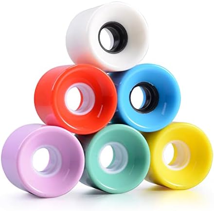 Carica immagine in Galleria Viewer, Longboard wielen 60 mm 78A met 608 lagers en spacers 4 stuks – cruiser skateboard wielen
