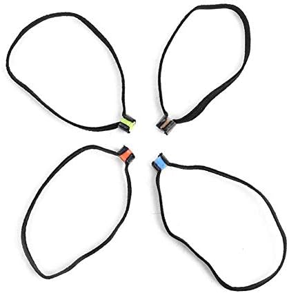 Laad afbeelding in Galerijviewer, Vislijn spoelhouders 4 stuks 8,5 cm van elastische stof voor vliegvissen – tippet houders – hengelsportbenodigdheden
