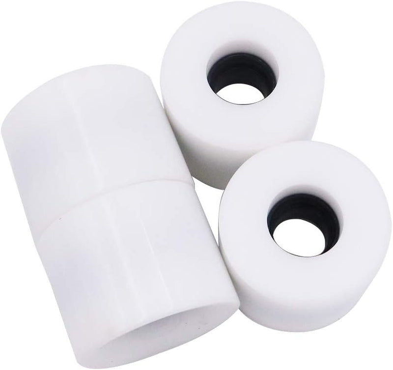 Carica immagine in Galleria Viewer, Skateboard wielen 60 x 45 mm 78A PU 4 stuks wit – longboard cruiser pennyboard wielen
