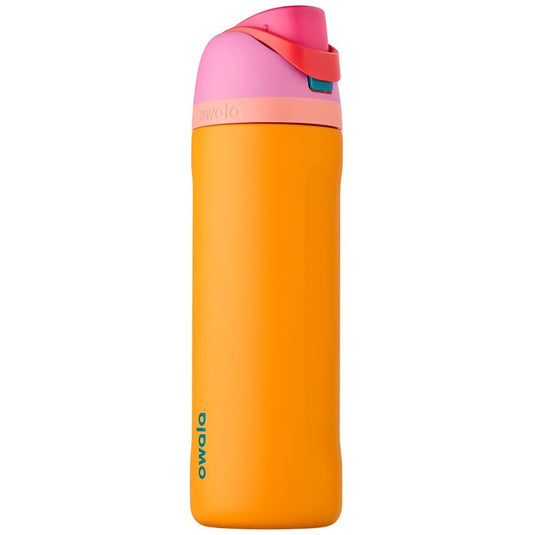 Owala FreeSip Isolierte Edelstahl-Trinkflasche, 710ml, Iced Breeze