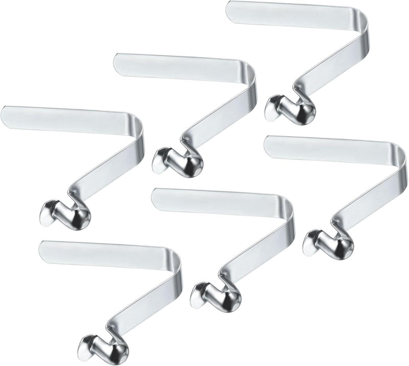 Załaduj obraz do przeglądarki galerii, Veerklemmen voor telescopische buizen 9x8 mm (6 stuks) - Kajak peddel borgpennen - Tentpaal borgclips staal
