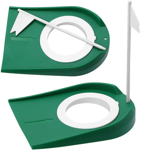 Golf putting oefenhole van kunststof met vlag voor binnen en buiten – putting cup – golftraining