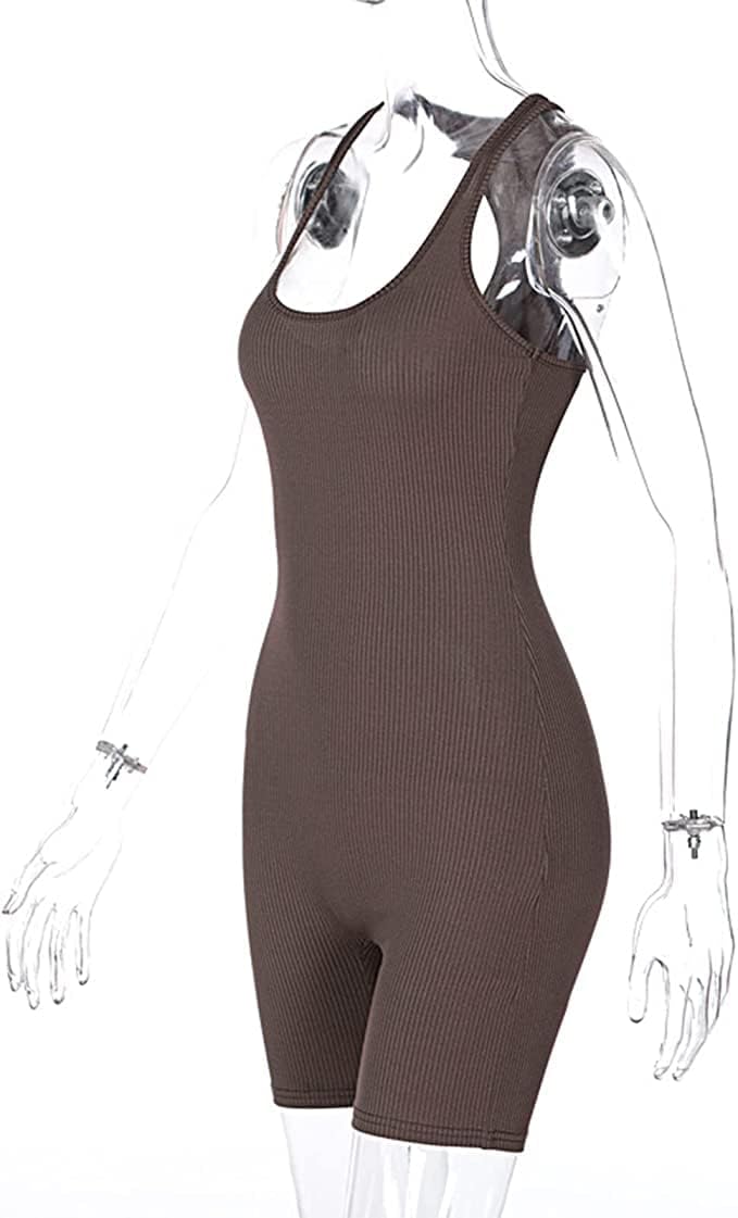 Laden Sie das Bild in Galerie -Viewer, Dames sport jumpsuit kort mouwloos
