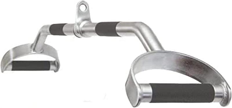 Laad afbeelding in Galerijviewer, Lat pulldown bar 61 of 96,5 cm met dubbele antislip handgrepen – kabelstang – fitness accessoire
