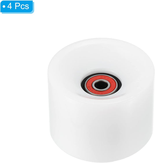 Longboard wielen 70 x 51 mm 78A met ABEC-9 lagers 4 stuks blauw – cruiser skateboard wielen