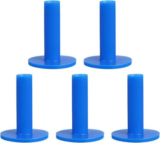 Rubber golf tees 6x5 cm (5 stuks) - Oefen tees voor hitting mats - Golf balhouder driving range