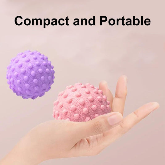 Stekelige massageballen set van 2 stuks 5 cm