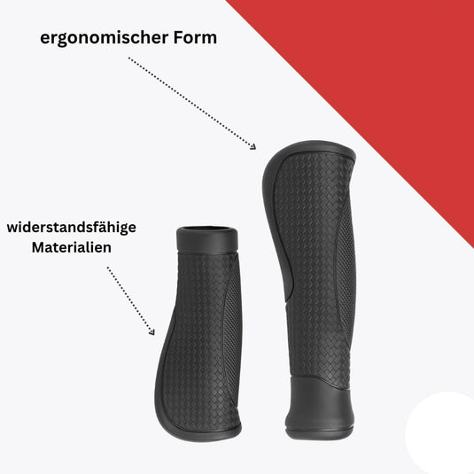 Ergonomische fietshandvatten 22 mm voor draaigreepschakeling