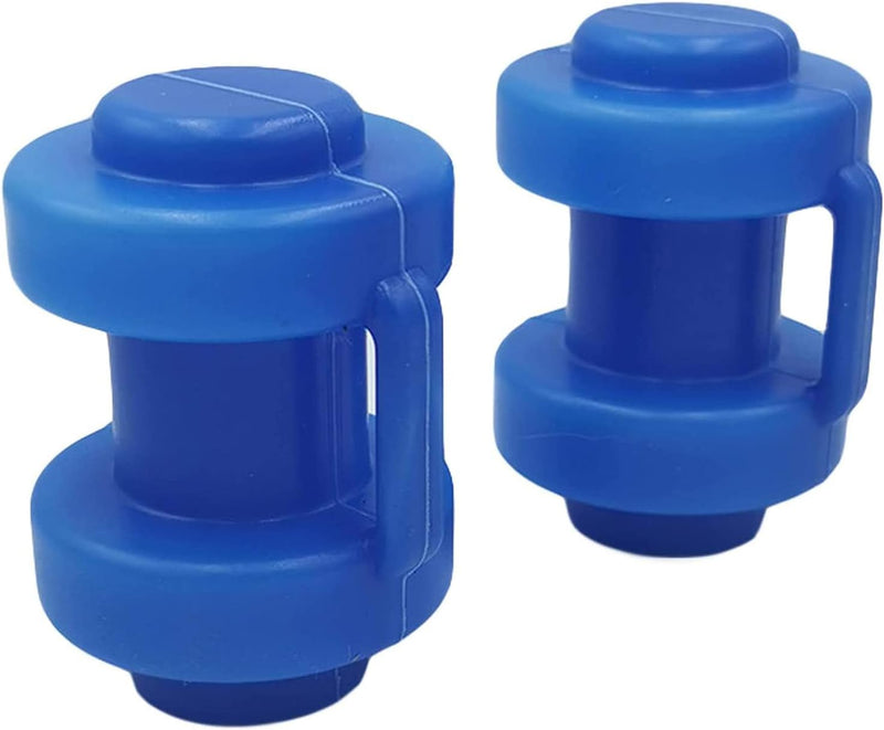 Load image into Gallery viewer, Trampoline paaldoppen 10 stuks voor 25 mm palen blauw – eindkappen – trampoline accessoires
