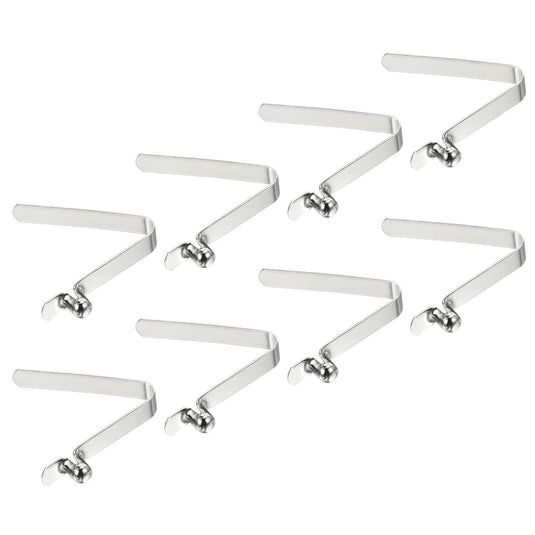 Veerklemmen voor telescopische buizen 8x5,5 mm (8 stuks) - Kajak peddel borgpennen - Tentpaal borgclips staal