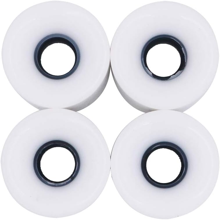 Carica immagine in Galleria Viewer, Skateboard wielen 60 x 45 mm 78A PU 4 stuks wit – longboard cruiser pennyboard wielen
