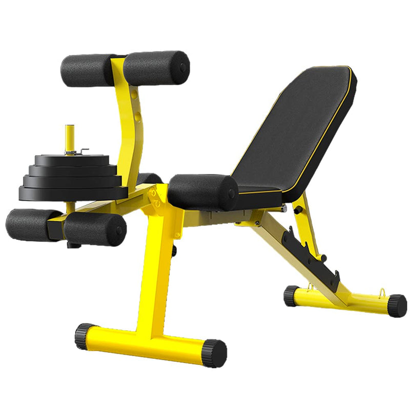 Load image into Gallery viewer, Utility Weight Bench with Leg Extension - Multi-Position Adjustable Bench for Strength Training, Dumbbell Exercise and Ab Workouts
