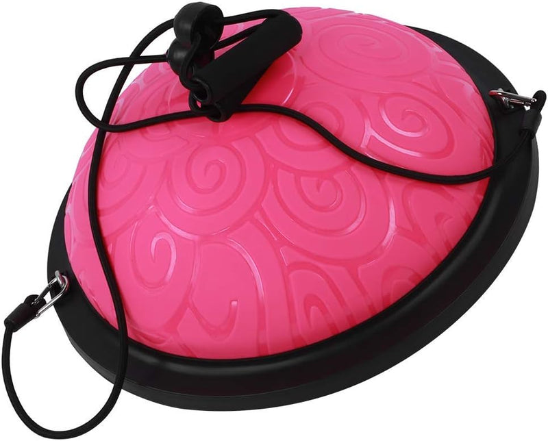 Chargez l'image dans la visionneuse de la galerie, Balanstrainer 46 cm met weerstandsbanden – antislip halve bal – core training – evenwichtstraining
