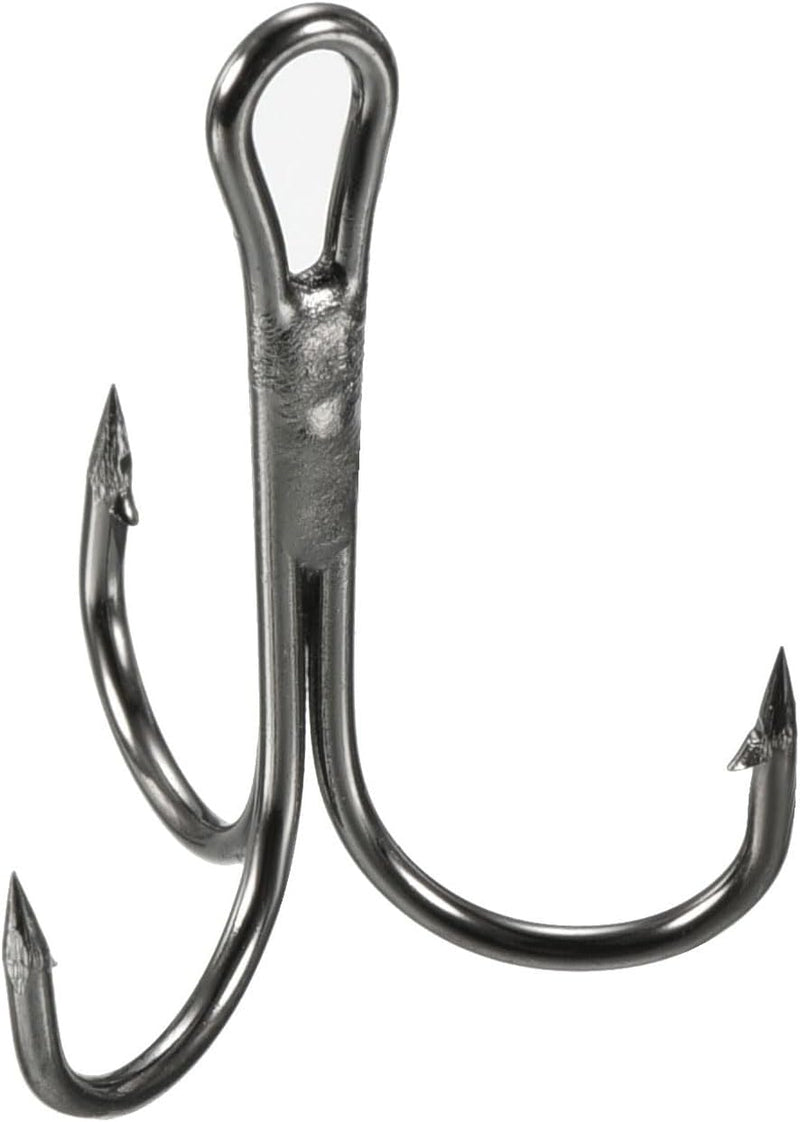 Chargez l'image dans la visionneuse de la galerie, Hameçons triples, 10 pièces, taille 1/0, en acier au carbone noir – hameçons triples – accessoires de pêche
