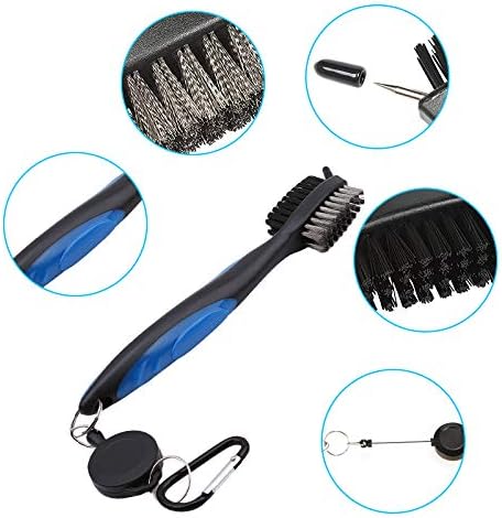 Laden Sie das Bild in Galerie -Viewer, Golfclub reinigingsset met borstel en groefreiniger
