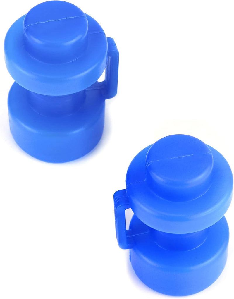 Laden Sie das Bild in Galerie -Viewer, Trampoline paaldoppen 8 stuks voor 25 mm palen blauw – eindkappen – trampoline accessoires
