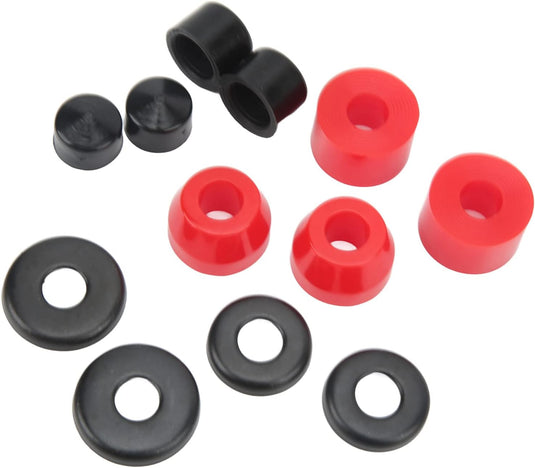 Skateboard bushings 90A 12-delige vervangingsset – PU stuurrubbers – longboard skateboard accessoires
