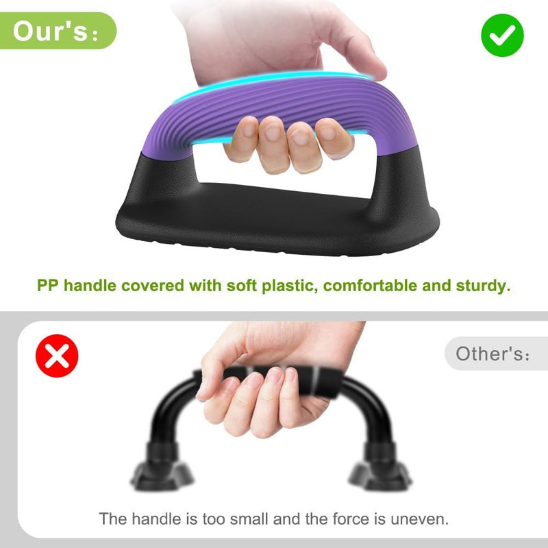 Load image into Gallery viewer, Push-up bars met ergonomische handgrepen en antislip basis tot 226 kg – opdruksteunen – calisthenics

