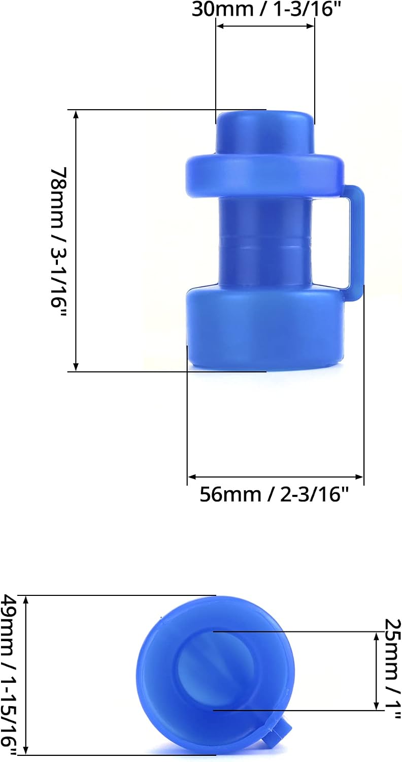 Laden Sie das Bild in Galerie -Viewer, Trampoline paaldoppen 8 stuks voor 25 mm palen blauw – eindkappen – trampoline accessoires
