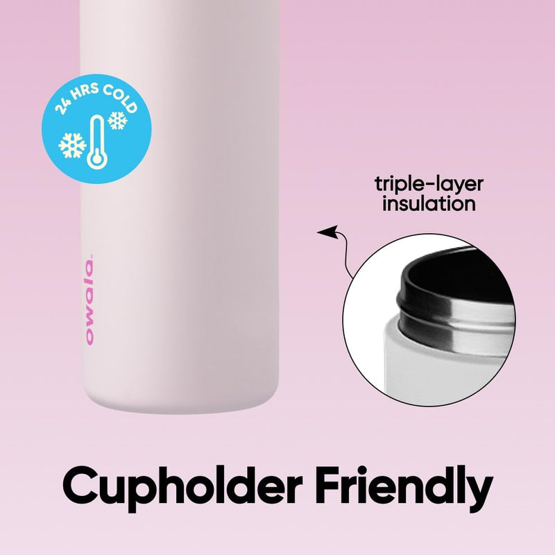 Load image into Gallery viewer, Owala FreeSip Isolierte Edelstahl-Trinkflasche, 710ml, Iced Breeze

