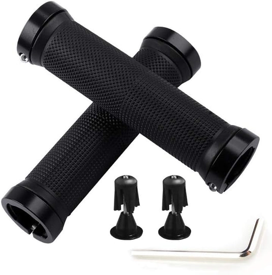 Fietshandvatten set 22 mm zwart antislip