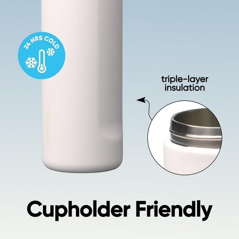 Load image into Gallery viewer, Owala FreeSip Isolierte Edelstahl-Trinkflasche, 710ml, Iced Breeze
