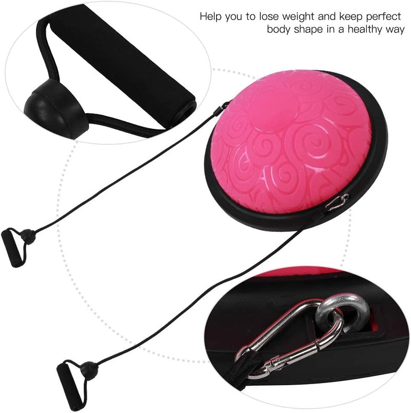 Chargez l'image dans la visionneuse de la galerie, Balanstrainer 46 cm met weerstandsbanden – antislip halve bal – core training – evenwichtstraining
